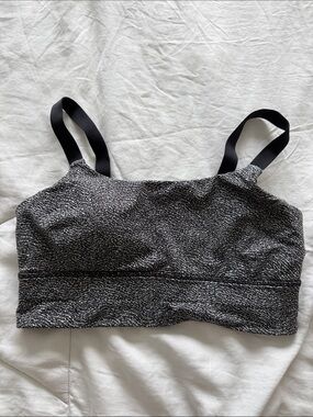 lululemon athletica Black & White Speckled Sports Bra